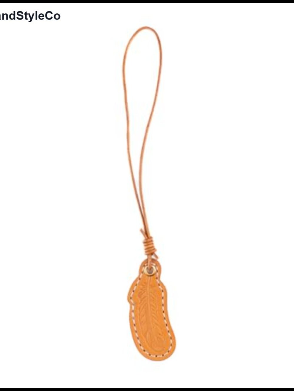 Genuine Leather Handmade Keychain Charm for Purses Backpacks Keys